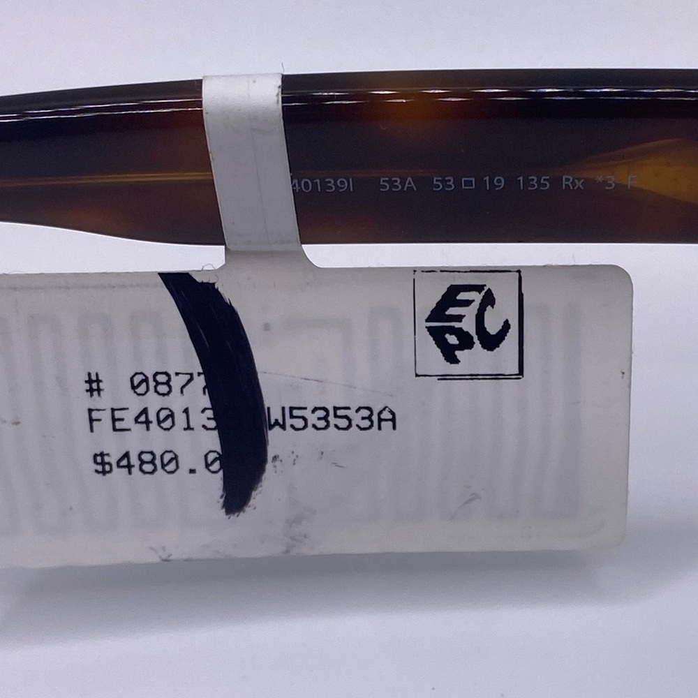 Fendi FE401391 Sunglasses 53-19-135 Tortoiseshell Grey Lenses Sunglasses NWT - Picture 5 of 5